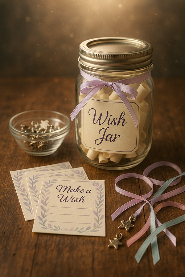 Featured image showing DIY Wish Jar – A Magical Craft with Mason Jars for Kids and Dreamers