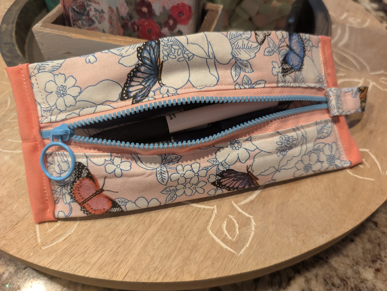 Featured image showing How to Sew the Simplest Pencil Pouch (Easy Zipper Pouch Tutorial for Beginners)